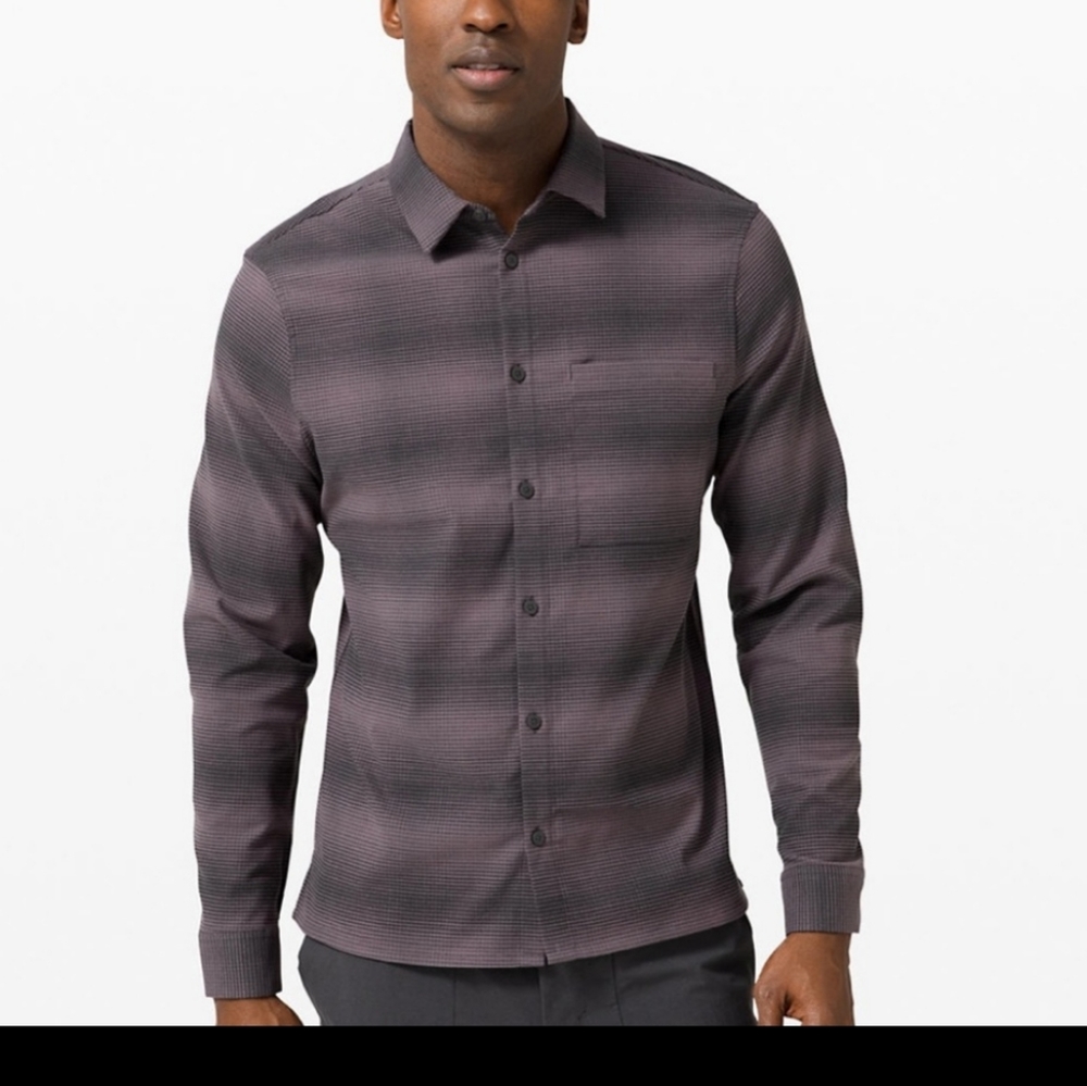 Lululemon Masons Peak Flannel shirt size L